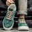 Men's Vintage Sneakers Low-Top Canvas Shoes - Classic American Retro Plaid & Round Toe Lace-Up, Breathable Sole Skate Shoes Suitable for Casual,, Gym, Casual Attire - Comfortable Streetwear Kicks