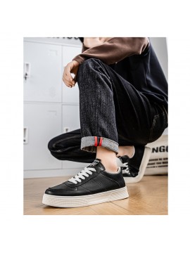 Men' Lightweight Breathable Slip-On Sneakers with Soft Sole & Cushioned Insole - Low-Top Casual Walking Shoes Suitable for Walking, Standing, Casual Attire - Comfortable Walking Shoes