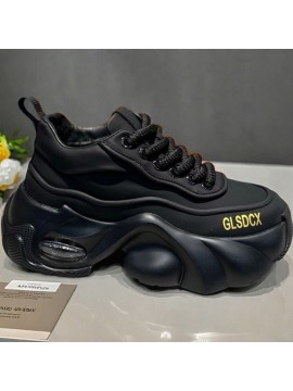 Men's Heavy-Sole Height Increase Sneakers - Upper & PVC Platform Sole, -Season Wearable Lift Shoes for Outdoor Sports, Casual Low-Top (-Season) - Instant Tall for Shorter Men