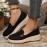 New Seasonal Classic Breathable And Comfortable Wedge-Heeled Slip-On Round-Toe Shoes (1.18-1.97inch)
