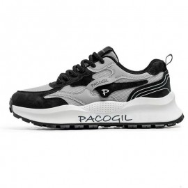 Men's Shoes and Sports Shoes Summer New Casual Forrest Gump Shoes with Flying Mesh, Versatile and Breathable Men's Dad Shoes