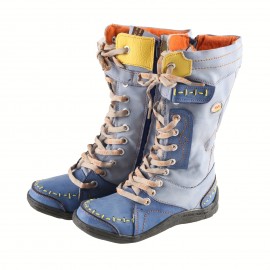 TMA EYES Women'S Winter Boots - European & American Style Full-Grain Leather Upper, Zipper Closure, Cushioned TPR Sole, Round Toe Mid-Calf Boots with Plush Lining - Casual to Semi-Formal Shoes for Everyday & Special Occasions (Pink, Brown, Green