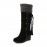 Women's Boots Tall Winter Snow Boots- Plus Size Heeled Mid Calf Boots for Women, Botas De Invierno Elegantes, Items Non-Slip Warm Boots