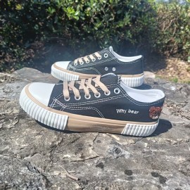 Women'S Retro Sneakers - Breathable Slip-On Shoes with Cushioned Rubber Sole - & Vintage Casual Shoes for Everyday, Gym, Office - All-Season Lightweight Athletic Footwear - Easy-Clean Minimalist Design