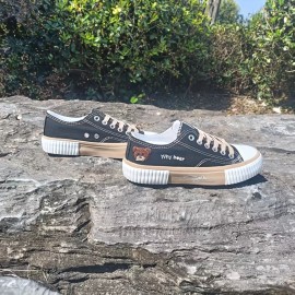 Women'S Retro Sneakers - Breathable Slip-On Shoes with Cushioned Rubber Sole - & Vintage Casual Shoes for Everyday, Gym, Office - All-Season Lightweight Athletic Footwear - Easy-Clean Minimalist Design