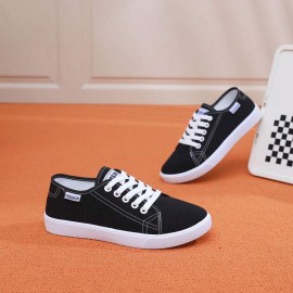 Women' & Men' New Breathable Slip-On Sneakers - Lightweight Low-Top Shoes with Round Toe, Soft & Cushioned Sole - Casual Walking, Casual Attire (Hand Washable) - 2025 Trendy Minimalist, Women Shoes