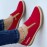 New Zipper Casual Women's Shoes, Solid Color Platform Espadrille Sneakers