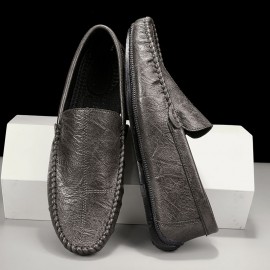 Men'S Gommino Casual Shoes | Summer New Low-Top Breathable Soft Bottom Driving Shoes, Upper, PVC Sole, Fabric Insole