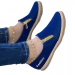 Large Size Zipper Style Casual Women'S Shoes | Spring and Autumn Solid Color Platform Sole Hemp Rope Shoes with Round Toe, Canvas Upper, Fabric Lining, Women Shoes